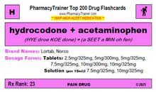 pharmacology flash card front 1